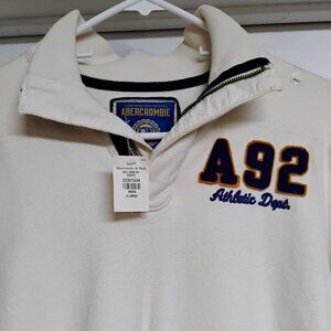 A&F Huskies Sweater Shirt Abercrombie & Fitch Washington Purple Yellow Pullover